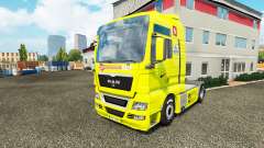 Скин Arsenal на тягач MAN для Euro Truck Simulator 2