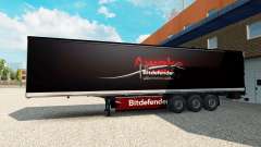 Скин BitDefender на полуприцеп для Euro Truck Simulator 2
