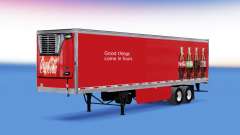 Рефрижераторный полуприцеп Coca-Cola для American Truck Simulator