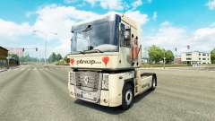 Скин Pinup на тягач Renault для Euro Truck Simulator 2