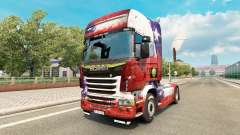 Скин Chile Copa 2014 на тягач Scania для Euro Truck Simulator 2