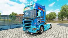 Скин Need For Speed Hot Pursuit на тягач Scania для Euro Truck Simulator 2