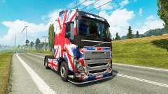 Скин England Copa 2014 на тягач Volvo для Euro Truck Simulator 2