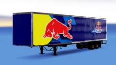 Цельнометаллический полуприцеп Red Bull для American Truck Simulator