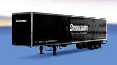 Цельнометаллический полуприцеп Bridgestone для American Truck Simulator