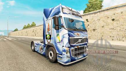 Скин Uruguay Copa 2014 на тягач Volvo для Euro Truck Simulator 2