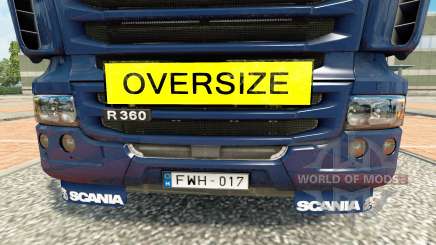 Oversize Sign для Euro Truck Simulator 2