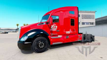 Скин Erb Transport на тягач Kenworth для American Truck Simulator