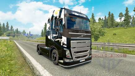 Скин Infamous Second Son на тягач Volvo для Euro Truck Simulator 2