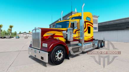 Скин Survivor на тягач Kenworth W900 для American Truck Simulator