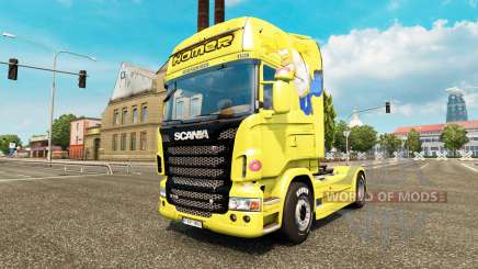 Скин Homer Simpsons на тягач Scania для Euro Truck Simulator 2