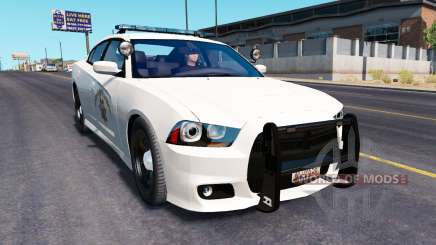 Dodge Charger Police в траффике для American Truck Simulator