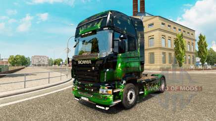 Скин ArtWorks на тягач Scania для Euro Truck Simulator 2