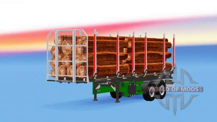 Малый полуприцеп-лесовоз для American Truck Simulator