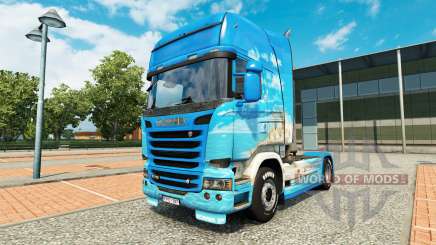 Скин Klanatranas на тягач Scania для Euro Truck Simulator 2