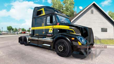 Скин Groupe Robert на тягач Volvo VNL 670 для American Truck Simulator