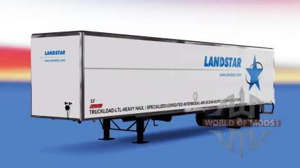 Скин Landstar на полуприцеп для American Truck Simulator