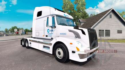 Скин Celadon на тягач Volvo VNL 670 для American Truck Simulator