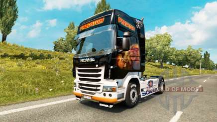 Скин Predator на тягач Scania для Euro Truck Simulator 2