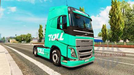 Скин Toll на тягач Volvo для Euro Truck Simulator 2