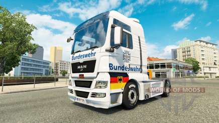 Скин Bundeswehr на тягач MAN для Euro Truck Simulator 2