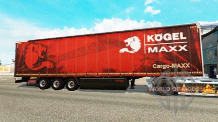 Шторный полуприцеп Kogel maxx для Euro Truck Simulator 2