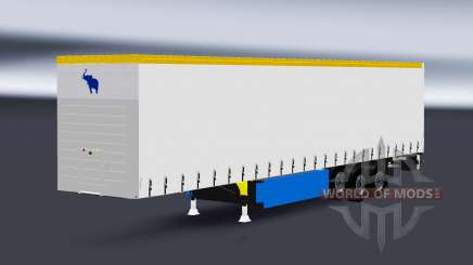 Шторный полуприцеп Schmitz Cargobull для Euro Truck Simulator 2