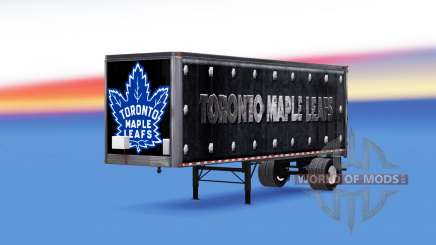 Скин Toronto Maple Leafs на полуприцеп для American Truck Simulator