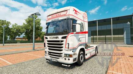 Скин Bart Kroeze на тягач Scania для Euro Truck Simulator 2