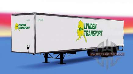 Цельнометаллический полуприцеп Lynden для American Truck Simulator