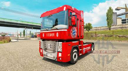 Скин FC Bayern на тягач Renault для Euro Truck Simulator 2