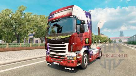 Скин Chile Copa 2014 на тягач Scania для Euro Truck Simulator 2