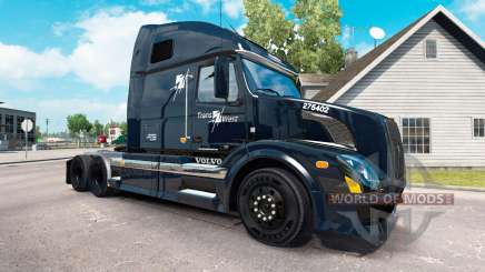 Скин Trans West на тягач Volvo VNL 670 для American Truck Simulator