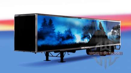 Цельнометаллический полуприцеп Wolf для American Truck Simulator