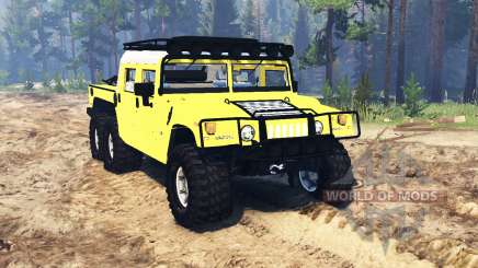 Hummer H1 6x6 Raptor v2.0 для Spin Tires