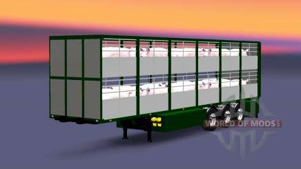 Полуприцеп-скотовоз Ferkel Trans для Euro Truck Simulator 2