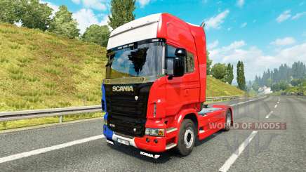 Скин France на тягач Scania для Euro Truck Simulator 2