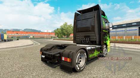 Скин Monster на тягач Mercedes-Benz для Euro Truck Simulator 2