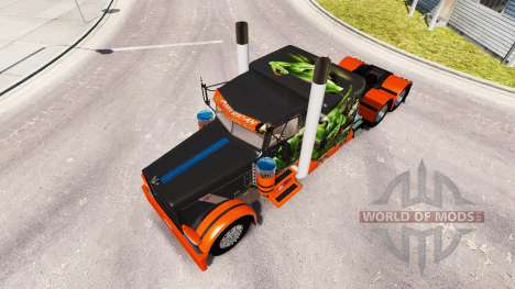 Скин Snake v2.0 на тягач Peterbilt 389 для American Truck Simulator