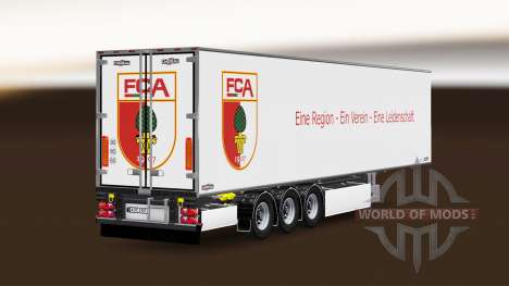 Полуприцеп Chereau FC Augsburg для Euro Truck Simulator 2
