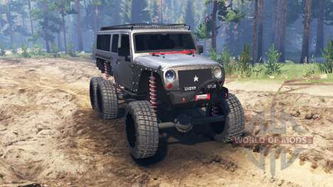 Jeep Wrangler 6x6 [crawler] для Spin Tires