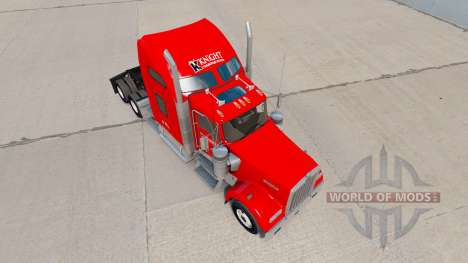 Скин Knight Transportation на Kenworth W900 для American Truck Simulator