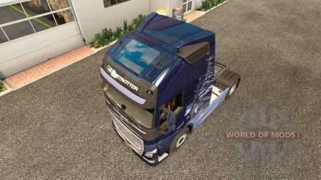 Скин Winter Wolves на тягач Volvo для Euro Truck Simulator 2
