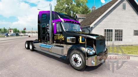 Скин League of Legends на Freightliner Coronado для American Truck Simulator