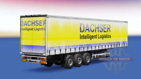 Скин Dachser v1.1 на полуприцеп для Euro Truck Simulator 2
