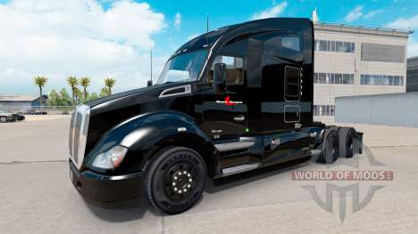 Скин Stevens Transport на тягач Kenworth для American Truck Simulator