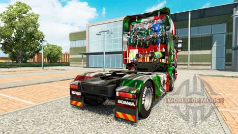 Скин Mexico Copa 2014 на тягач Scania для Euro Truck Simulator 2