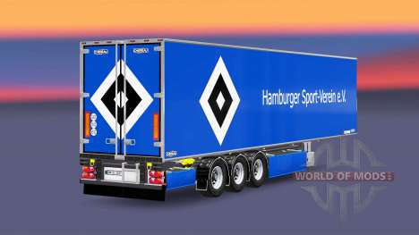 Полуприцеп Chereau Hamburger SV для Euro Truck Simulator 2