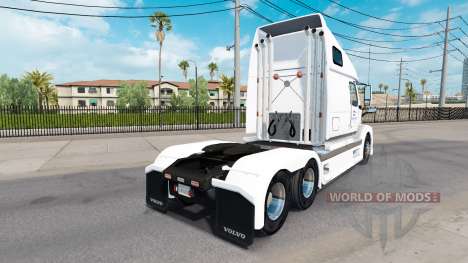 Скин North American на тягач Volvo VNL 670 для American Truck Simulator