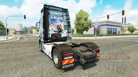 Скин Ice Road на тягач Volvo для Euro Truck Simulator 2
